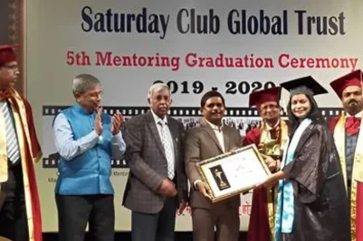 Mentoring Graduation — Completed Mentoring Target — Saturday Club Global Trust, 2020
